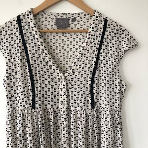 [Vanessa Virginia] Anthro Button-Front V Top